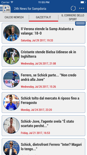 24h News for Sampdoria(圖1)-速報App