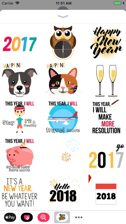 New Year Animated Stickers