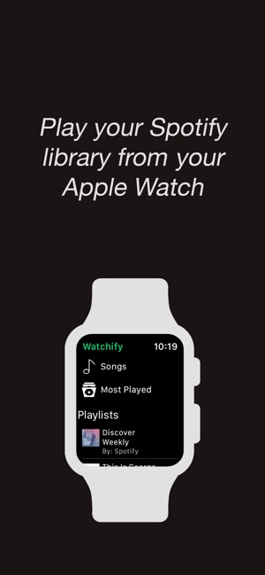 Spotify apple watch app store app