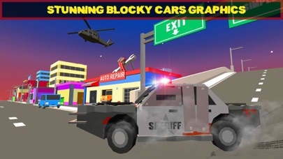 Pixel Police Car - Cop Chase screenshot 2