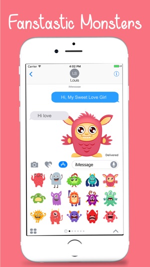 Little Monster Stickers Pack(圖5)-速報App