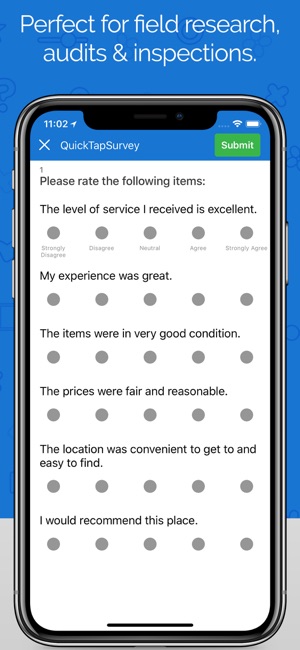 Quicktap Survey Form Builder On The App Store - iphone screenshots