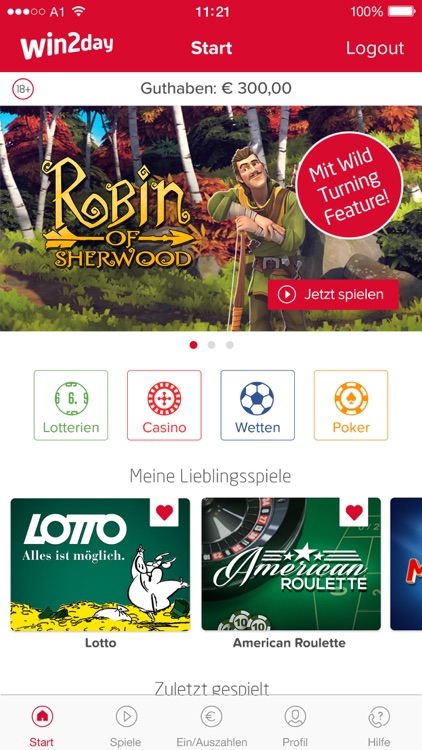 win2day: Casino, Lotto, Wetten screenshot-0