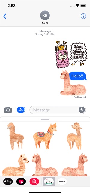 Fluffy Alpaca Stickers(圖1)-速報App