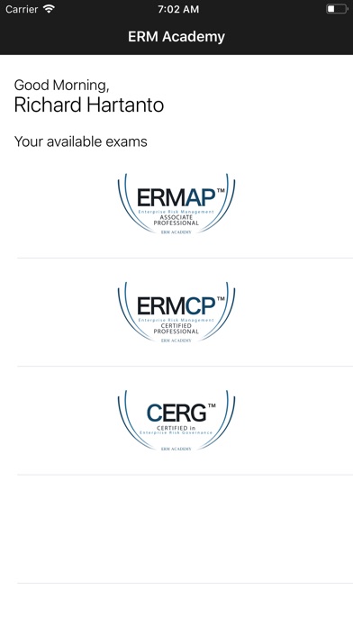 ERMA Exam Simulator screenshot 2