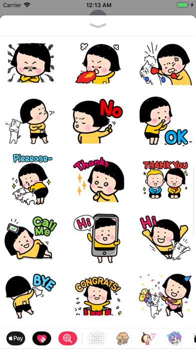 MiMi - Little Girl Stickers screenshot 4