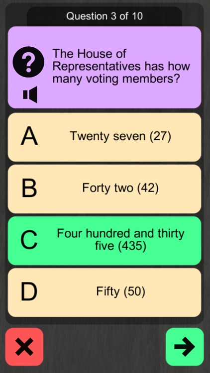 citizenship audio test