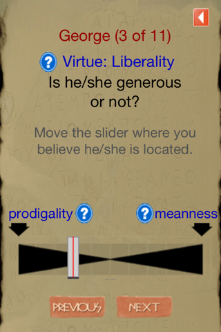 Aristotle Virtuousness Test screenshot 4