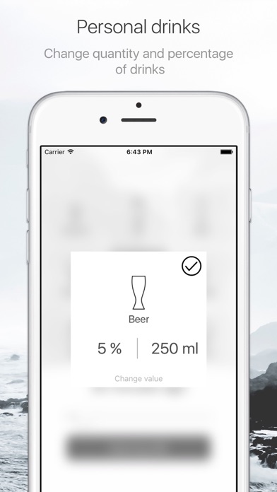 Алкотестер - калькулятор алкоголя SmartDrink screenshot 3