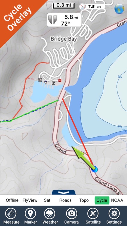 Yellowstone National Park - GPS Map Navigator