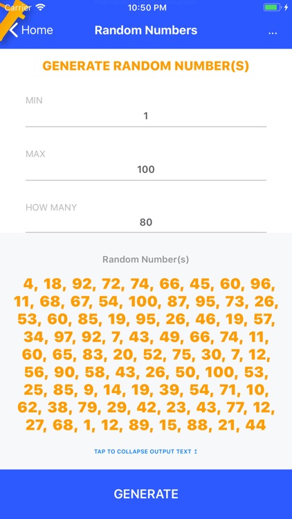 Fun Random Number Generator