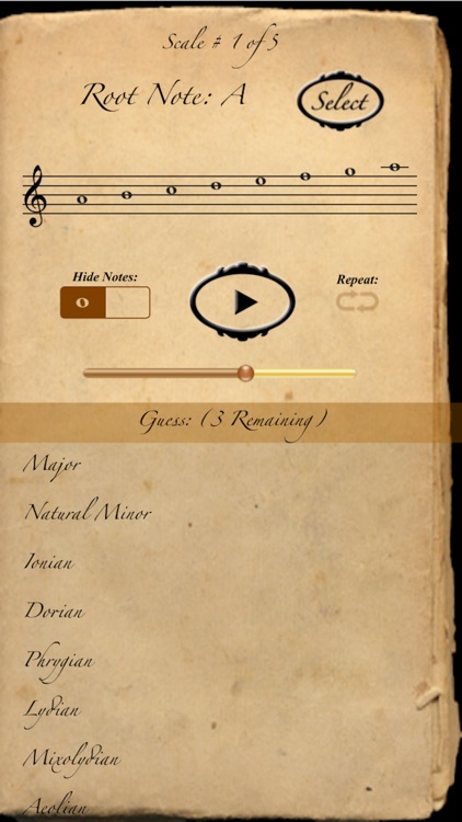 Scales & Modes: The Quiz