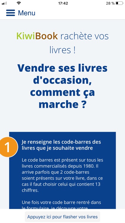 Kiwibook : rachat de livres screenshot-4
