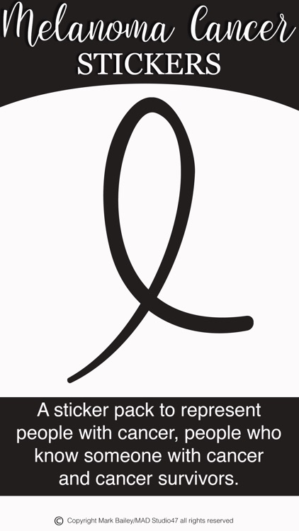 Melanoma Cancer Stickers