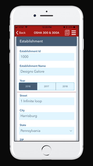 OSHAFormz screenshot 2