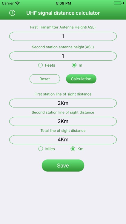 UHF signal distance calculator screenshot-3