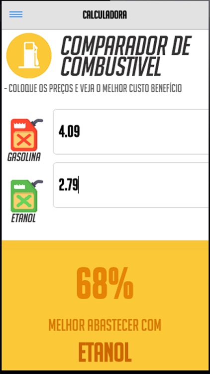 App4T Calculadora Combustível