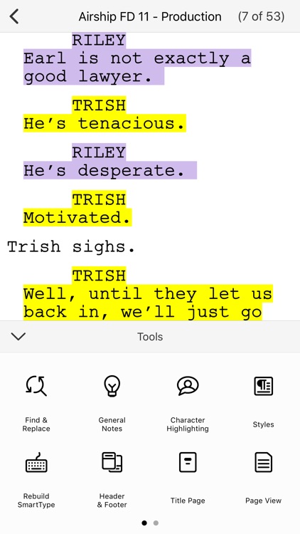 Final Draft Mobile screenshot-4