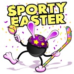 Easter Hockey Stickers