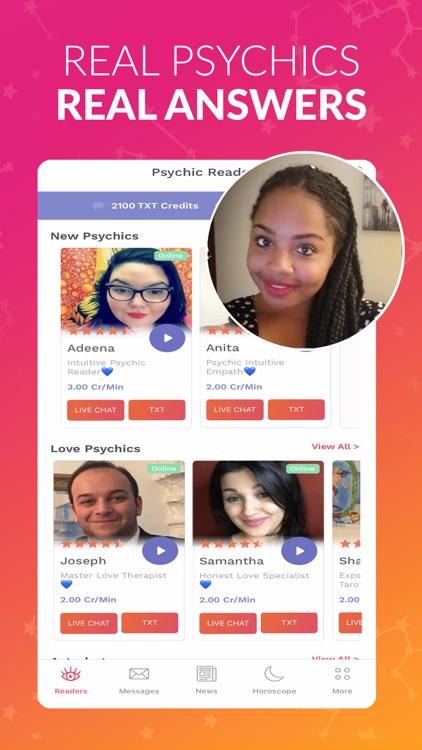 Psychic Txt - Live Readings