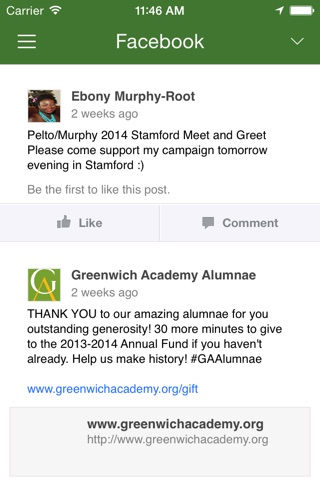 GA Alumnae inTouch screenshot 4