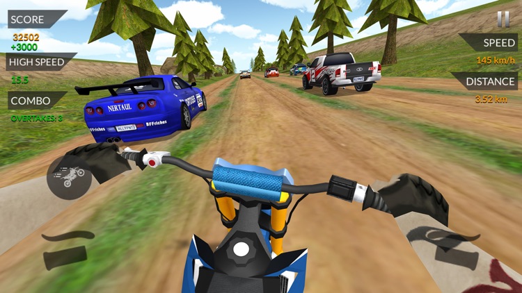 Dirt Bike Racing Rally Traffic screenshot-4