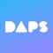 Daps allows you to "Dap" your friends whenever you meet them by scanning their QR code to connect