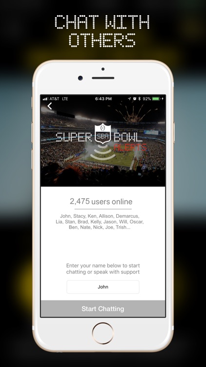 Real-Time Alerts Super Bowl screenshot-3