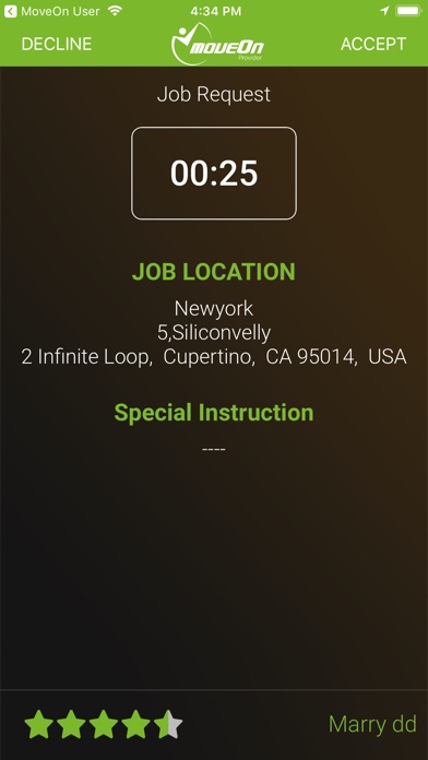 MoveOn Provider App screenshot 2