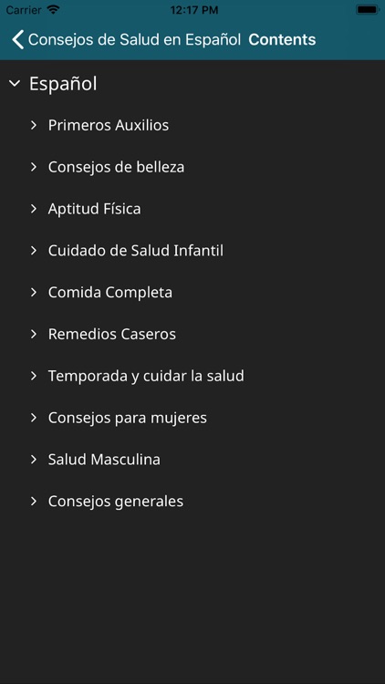 Consejos de Salud en Espanol screenshot-9