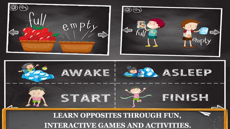 Kids Opposites Learning Games