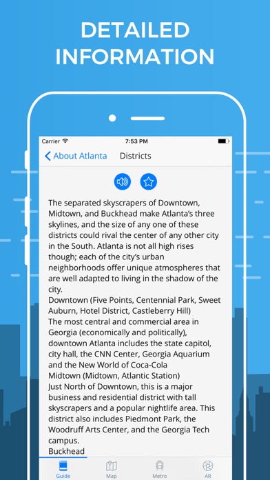 Atlanta Travel Guide with Offline Street Map screenshot 4