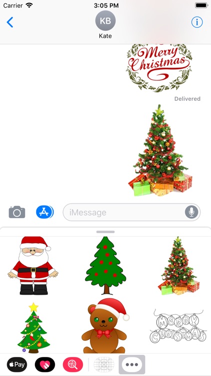 Amazing Santa Stickers