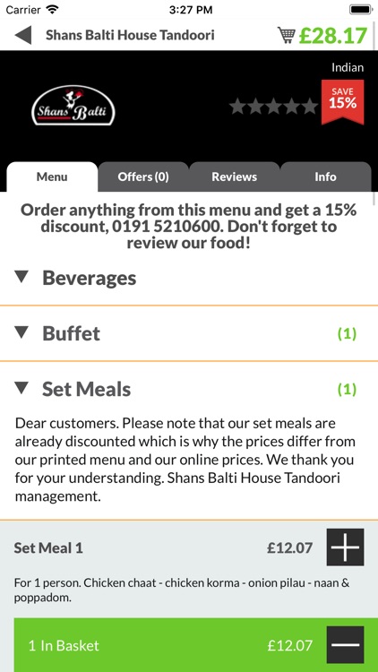 Shans Balti House Tandoori