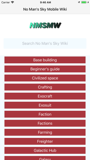 Mobile Wiki for No Man's Sky(圖1)-速報App