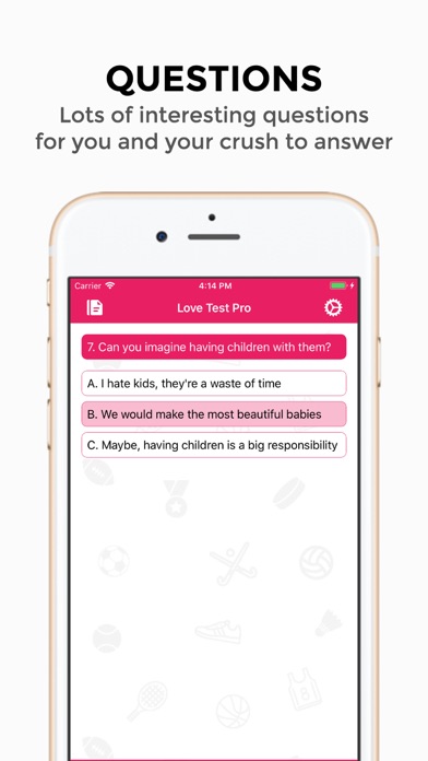 Love Test Pro - Romantic Quiz screenshot 4