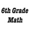 6th grade math worksheets app have 6th grade math problems and math answers