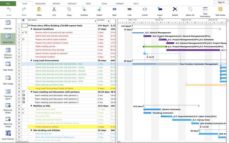 project project plan 365