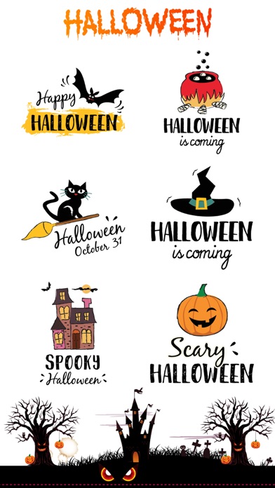 Halloween Party 100+ Stickers screenshot 3