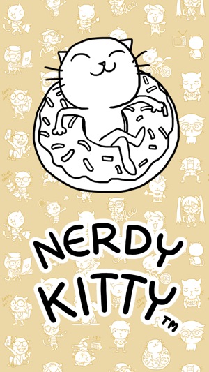 Nerdy Kitty: Cool Cat Stickers