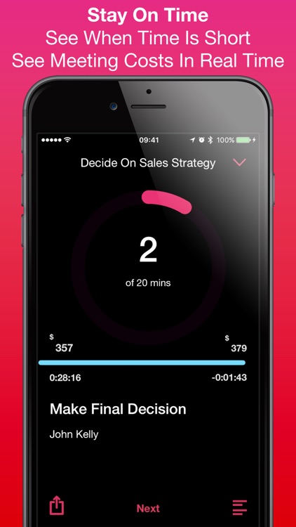 MeeTime Meeting Timer screenshot-3