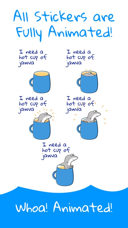 Shark Puns Animated Stickers screenshot-3