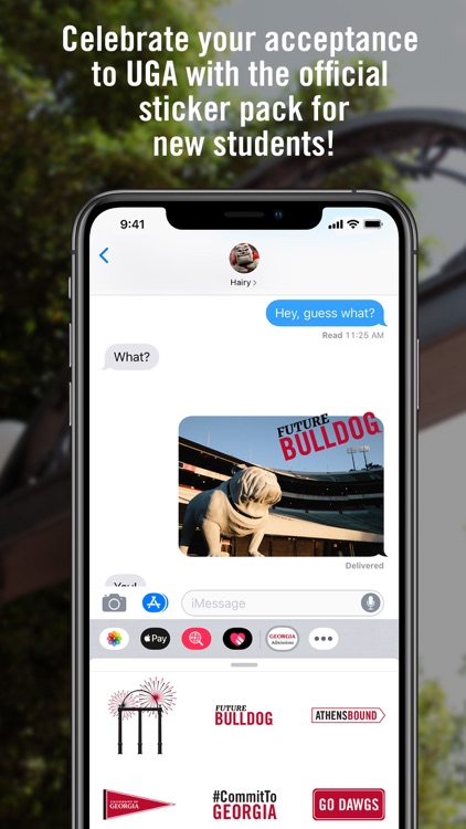 UGA Admitted Student Stickers