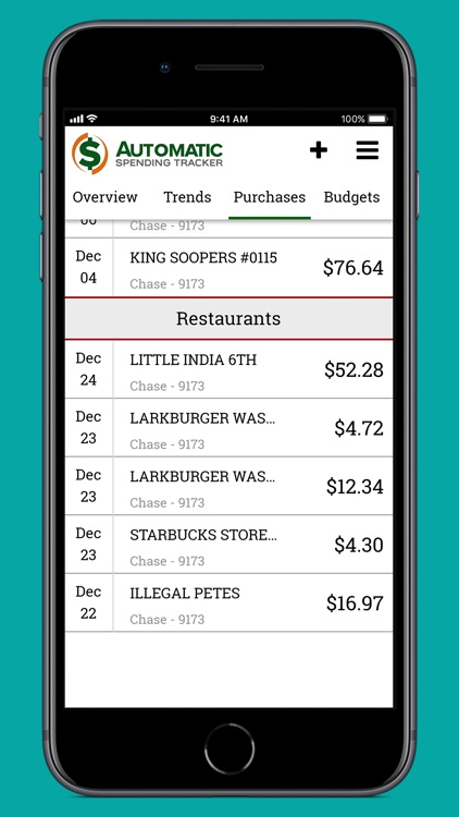 Automatic Spending Tracker