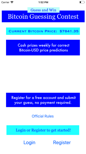 Bitcoin Guessing Contest