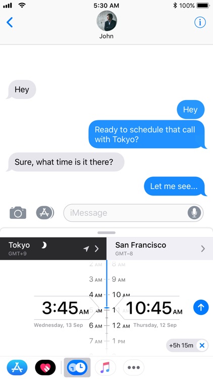 Time There: iMessage Edition screenshot-0
