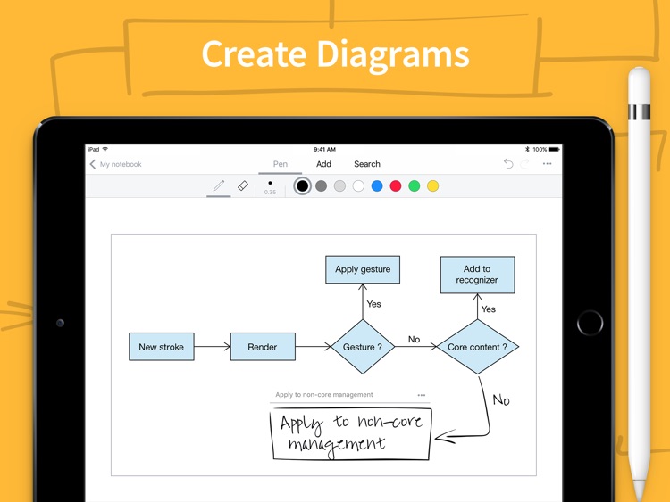 MyScript Nebo – Note Taking for Apple Pencil