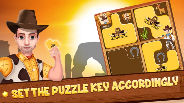 CowBoy Hide & Seek Puzzle