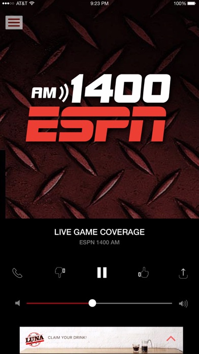 AM 1400 ESPN (KKTL) screenshot 3