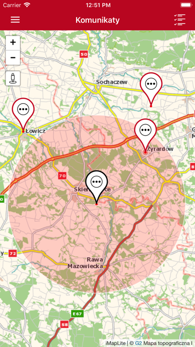 Regionalny System Ostrzegania screenshot 3